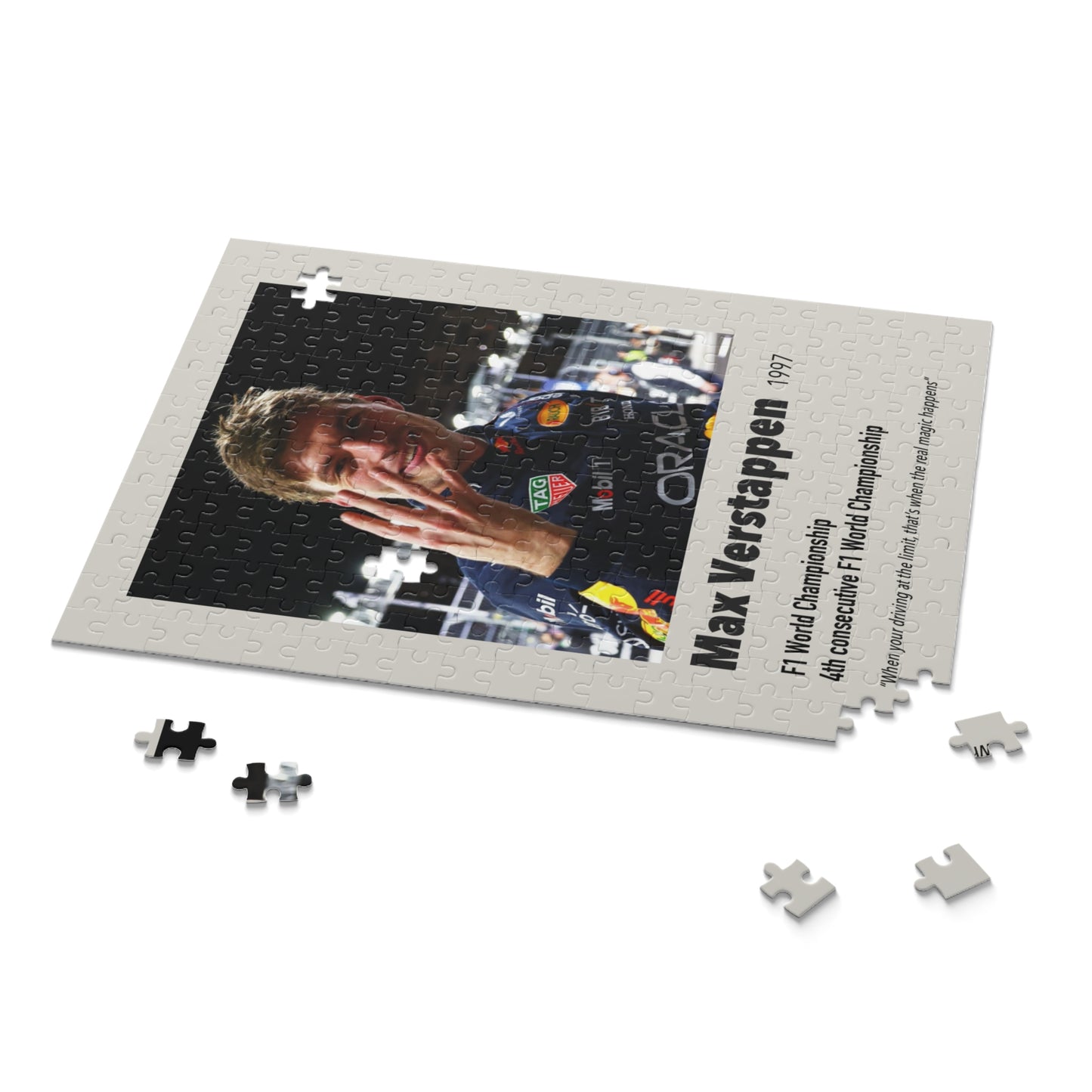 "Max Verstappen" Puzzle Cover Print