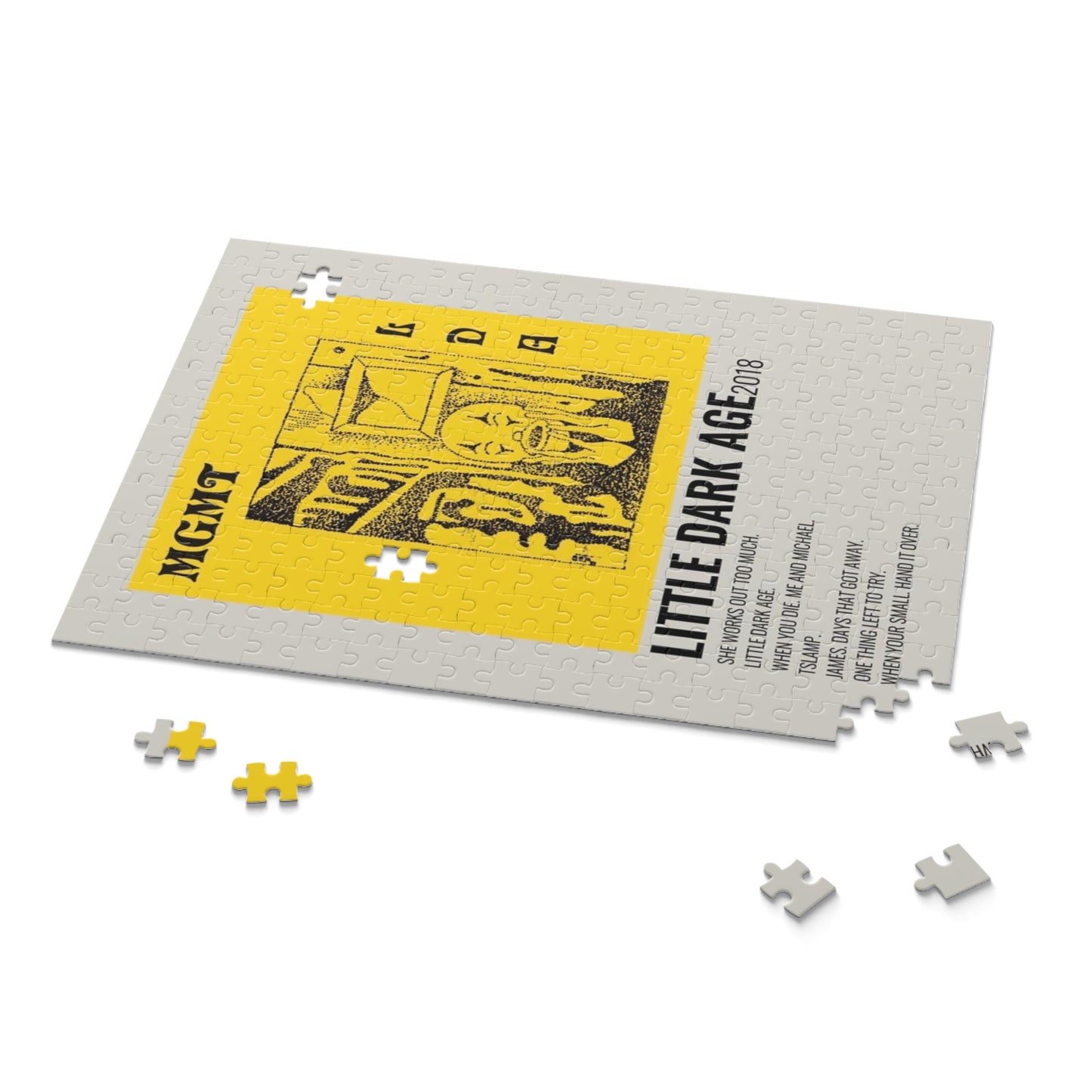"Little Dark Age" Album Puzzle (MGMT)