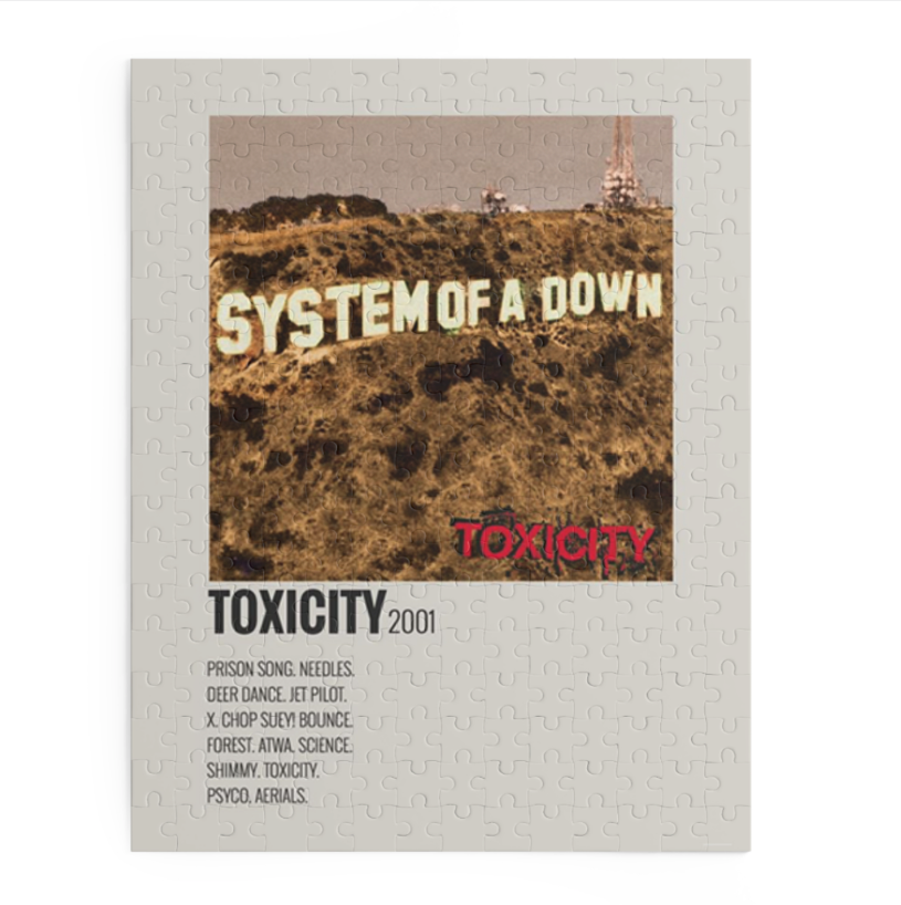 System of a 2025 down toxicity album songs