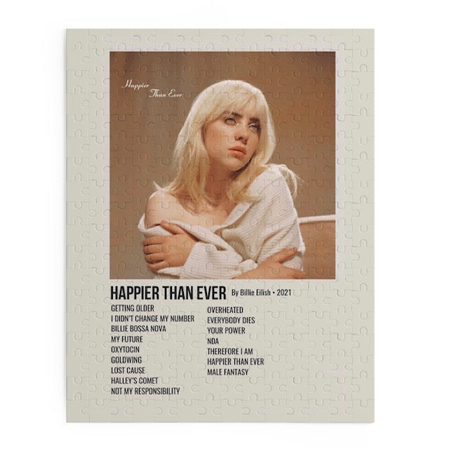 "Happier Than Ever" Album Puzzle (Billie Eilish)