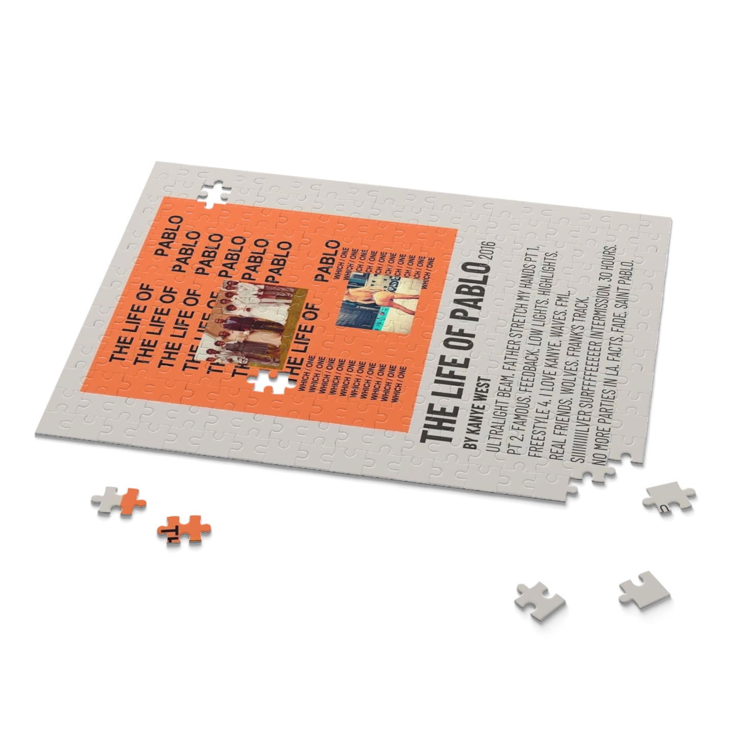 "The Life Of Pablo" Album Puzzle (Kanye West)