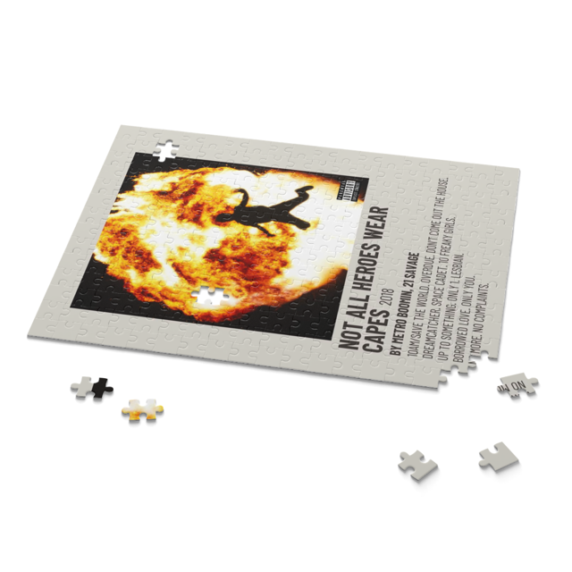 "Not All Heros Wear Capes" Album Puzzle (Metro Boomin, 21 Savage)