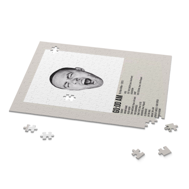 "GO:OD AM" Album Puzzle (Mac Miller)