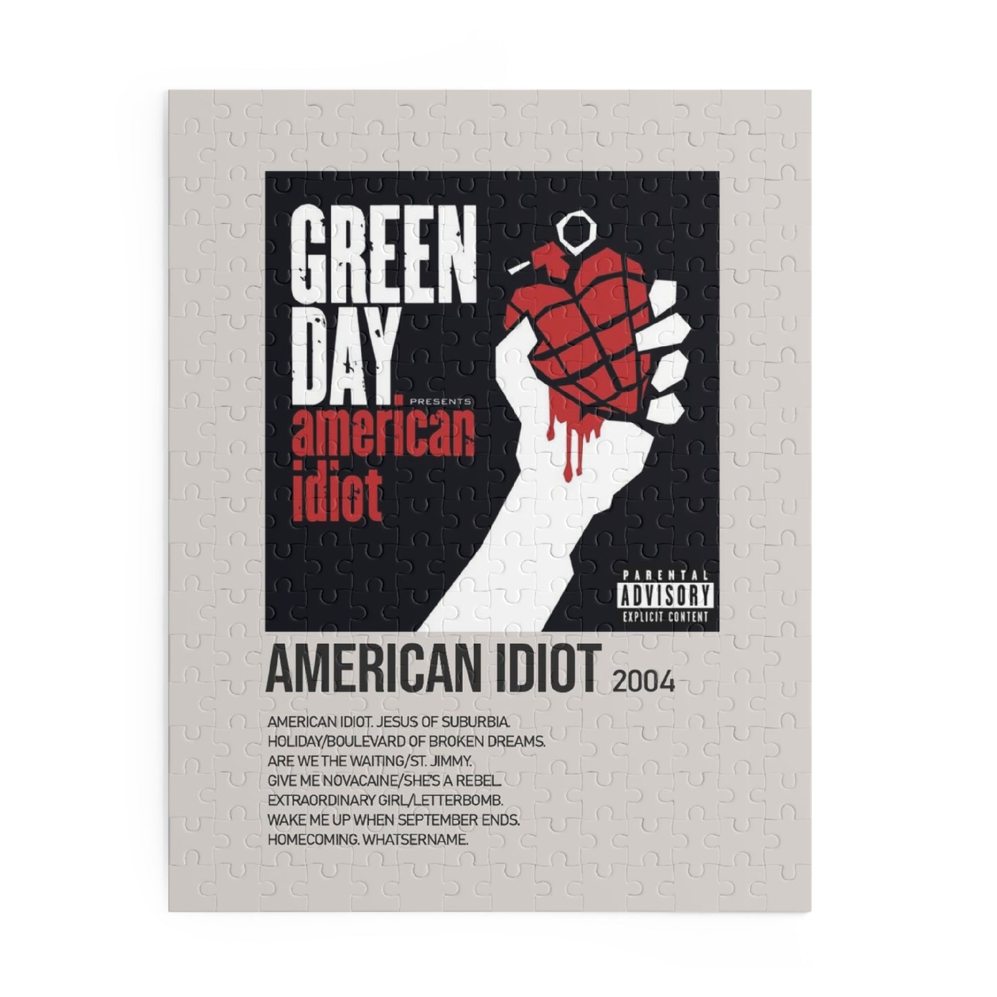"American Idiot" Album Puzzle (Green day)