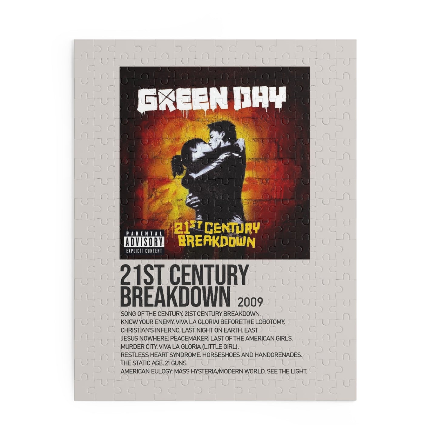 "21st Century Breakdown" Album Puzzle (Green Day)