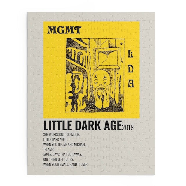 "Little Dark Age" Album Puzzle (MGMT)