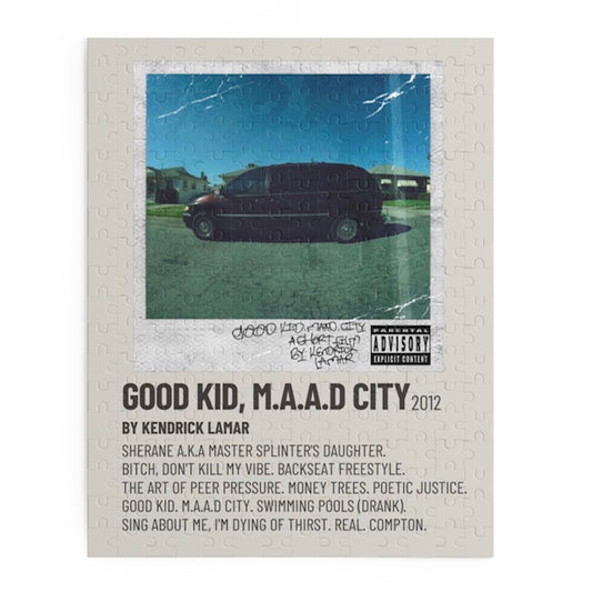 "Good Kid, M.A.A.D City" Album Puzzle (Kendrick Lamar)