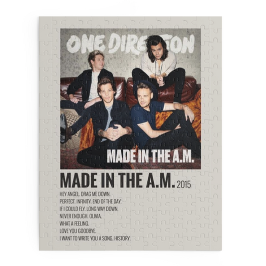 "Made In The A.M" Album Puzzle (One Direction)