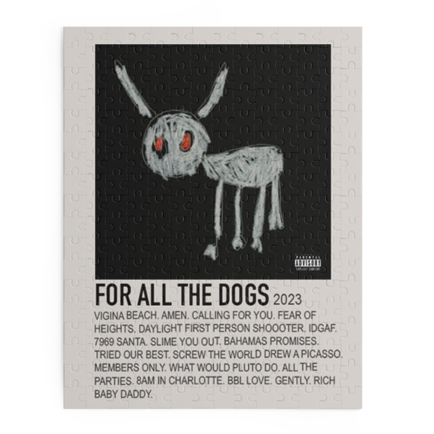 "For All The Dogs" Album Puzzle (Drake)