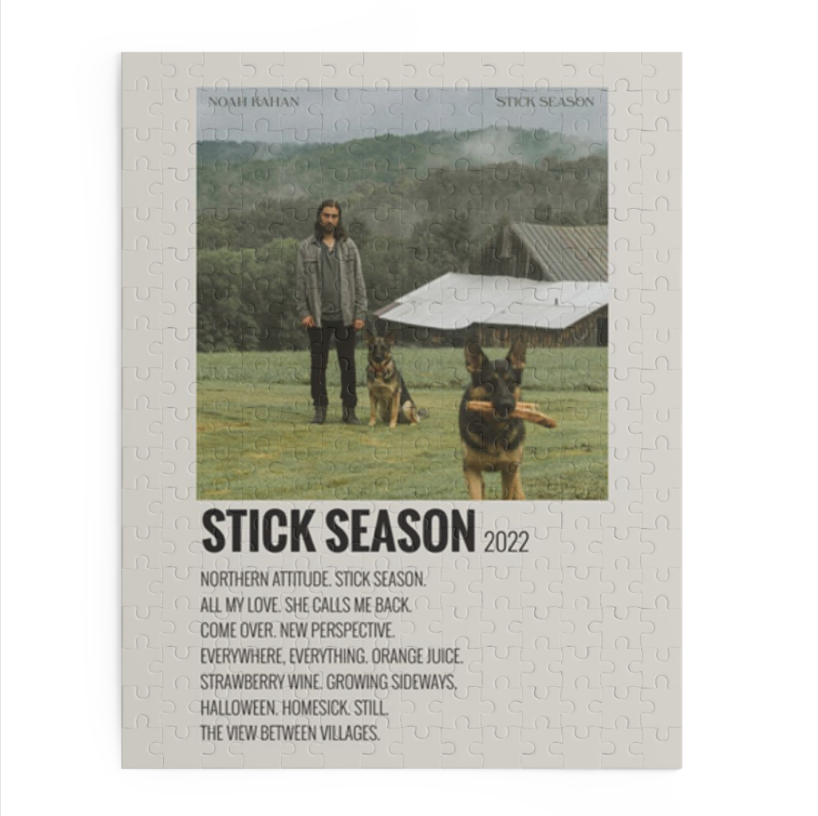 "Stick Season" Album Puzzle (Noah Logan)