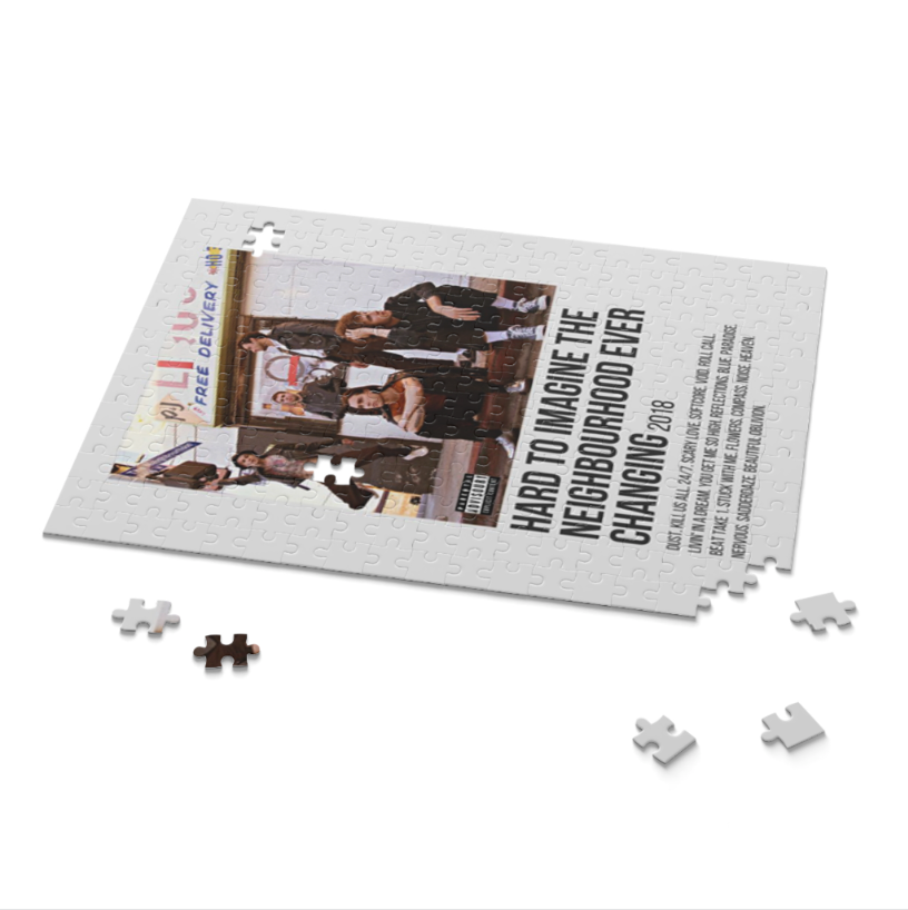 "Hard To Imagine The Neighbourhood Ever Changing" Album Puzzle (The Neighbourhood)