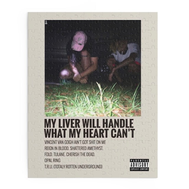 "My Liver Will Handle What My Heart Cant" Album Puzzle ($uicideboy$)