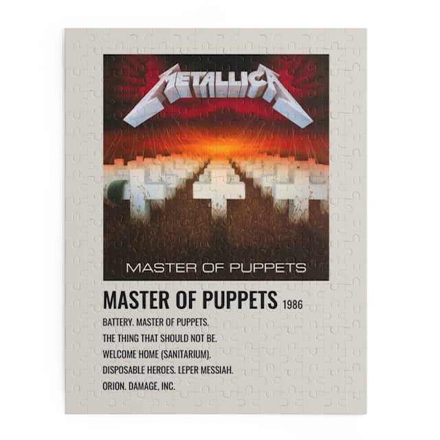 "Master Of Puppets" Album Puzzle (Metallica)