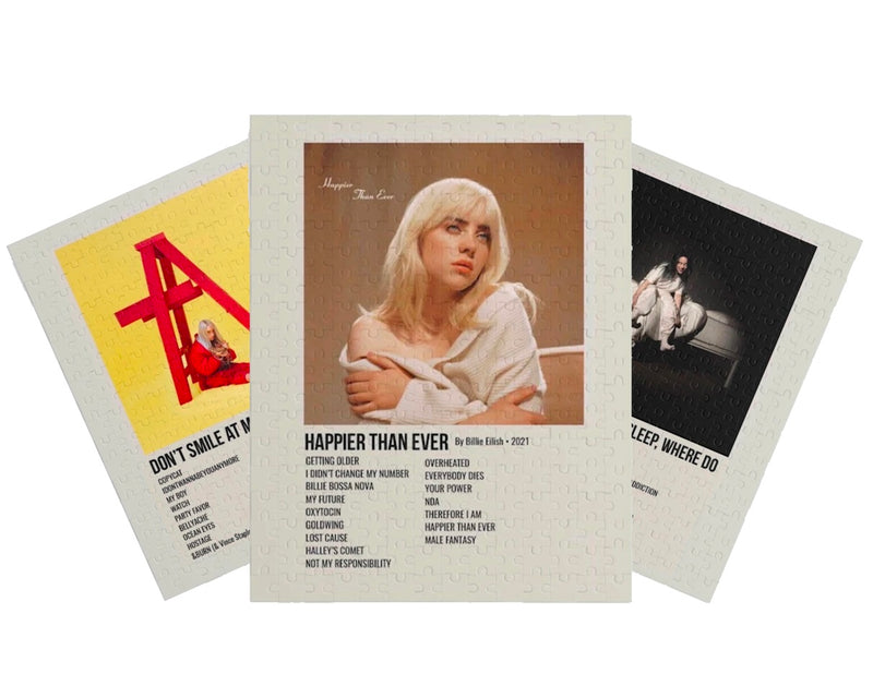 "Billie Elilish" Album Puzzle Bundle