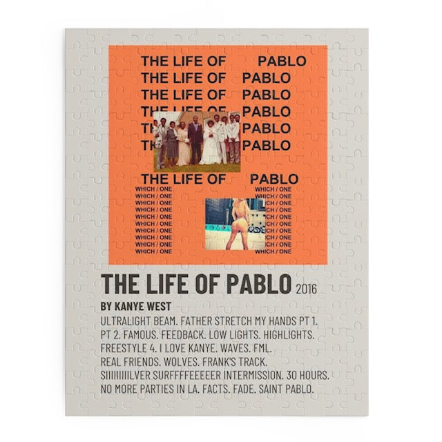 "The Life Of Pablo" Album Puzzle (Kanye West)