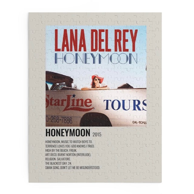 "HoneyMoon" Album Puzzle (Lana Del Rey)