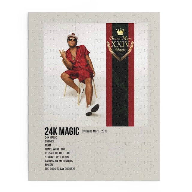 "24k Magic" Album Puzzle (Bruno Mars)