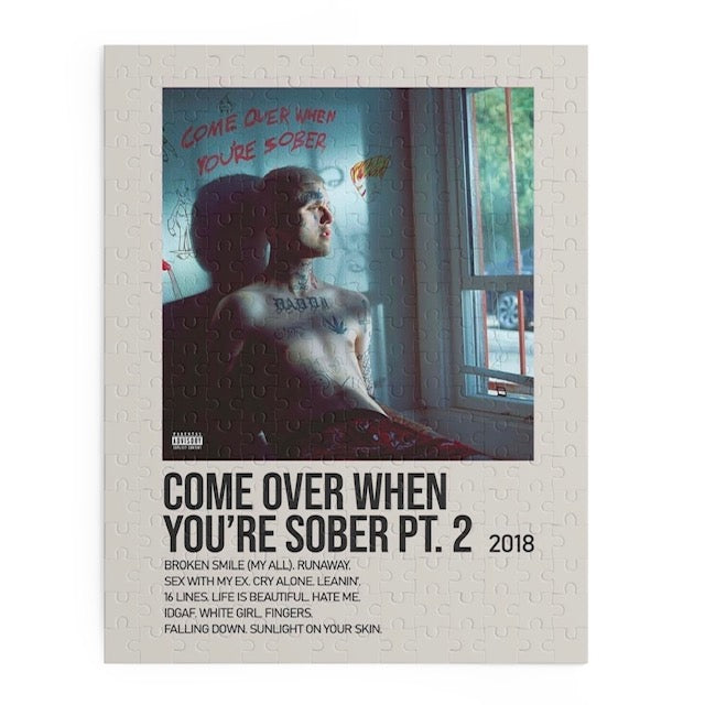 "Come Over When You're Sober Pt.2" Album Puzzle (Lil Peep)
