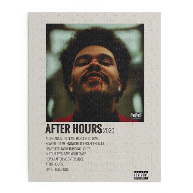 "After Hours" Album Puzzle (The Weekend)