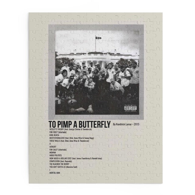 "To Pimp A Butterfly" Album Puzzle (Kendrick Lamar)