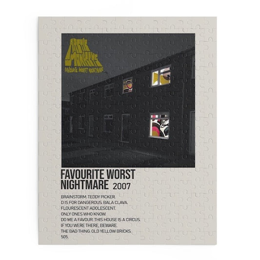 "Favourite Worst Nightmare" Album Puzzle (Artic Monkeys)