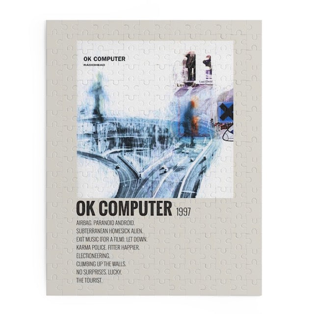 "Ok Cumputer" Album Puzzle (Radiohead)