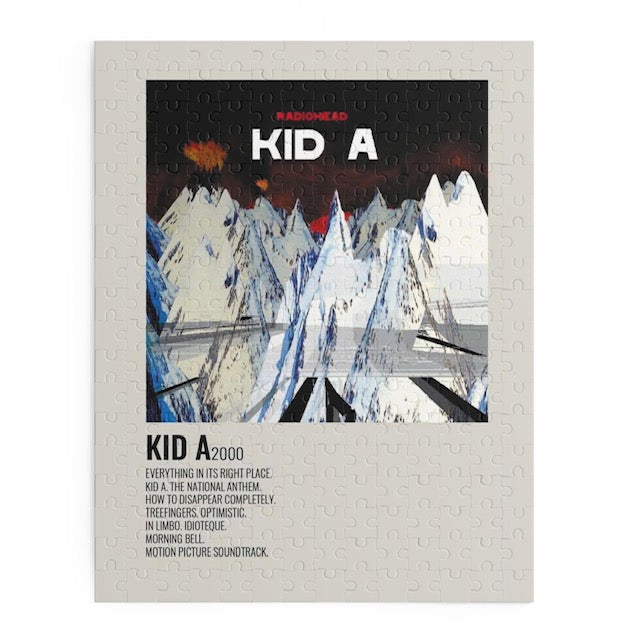 "Kid A" Album Puzzle (Radiohead)