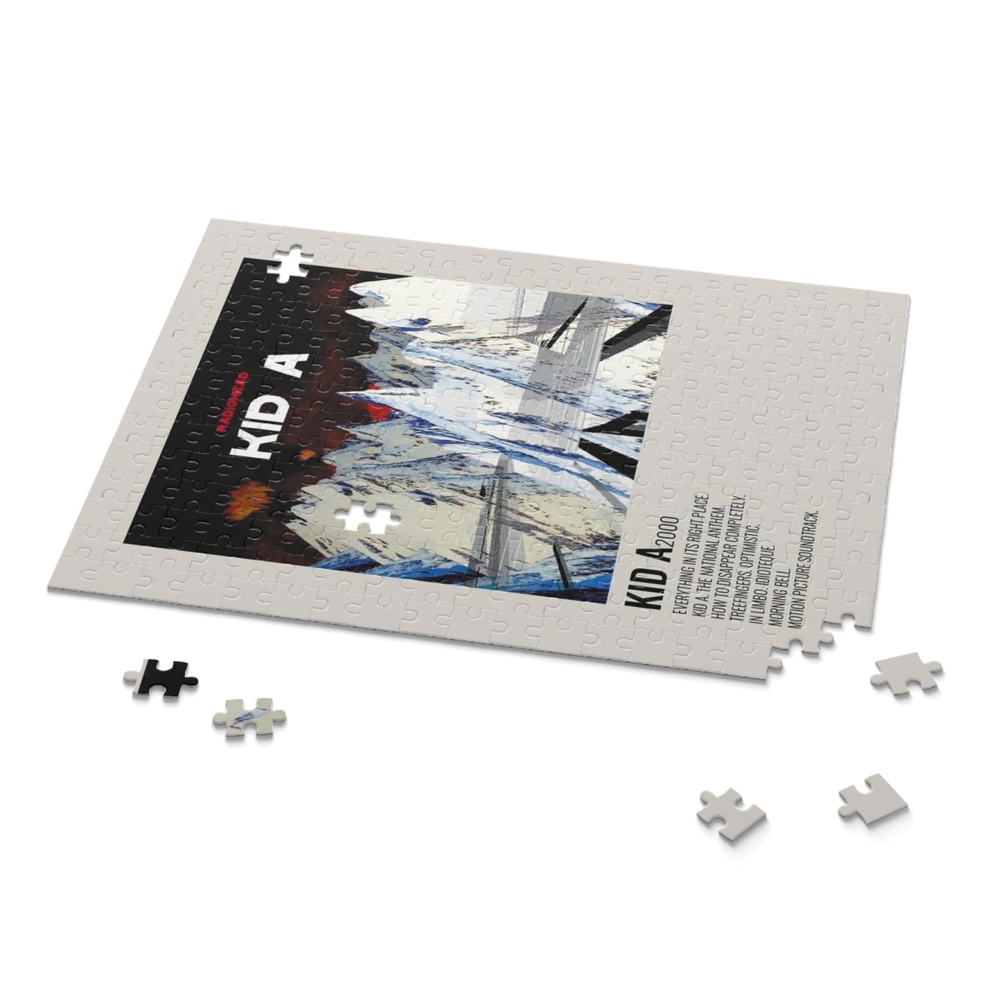 "Kid A" Album Puzzle (Radiohead)