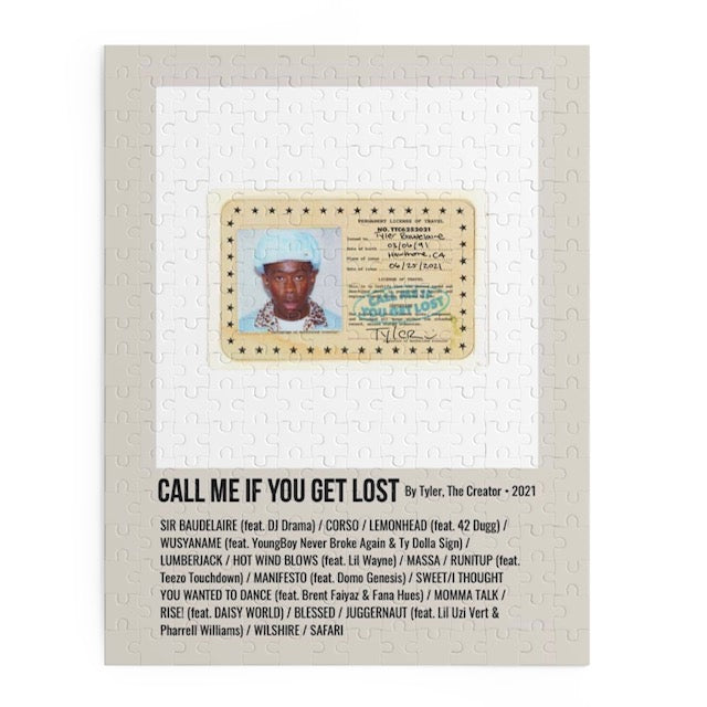 "Call Me If You Get Lost" Album Puzzle (Tyler The Creator)