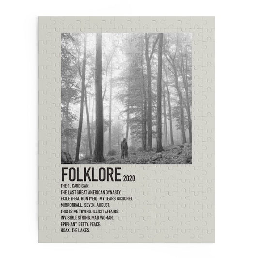 "Forklore" Album Puzzle (Taylor Swift)